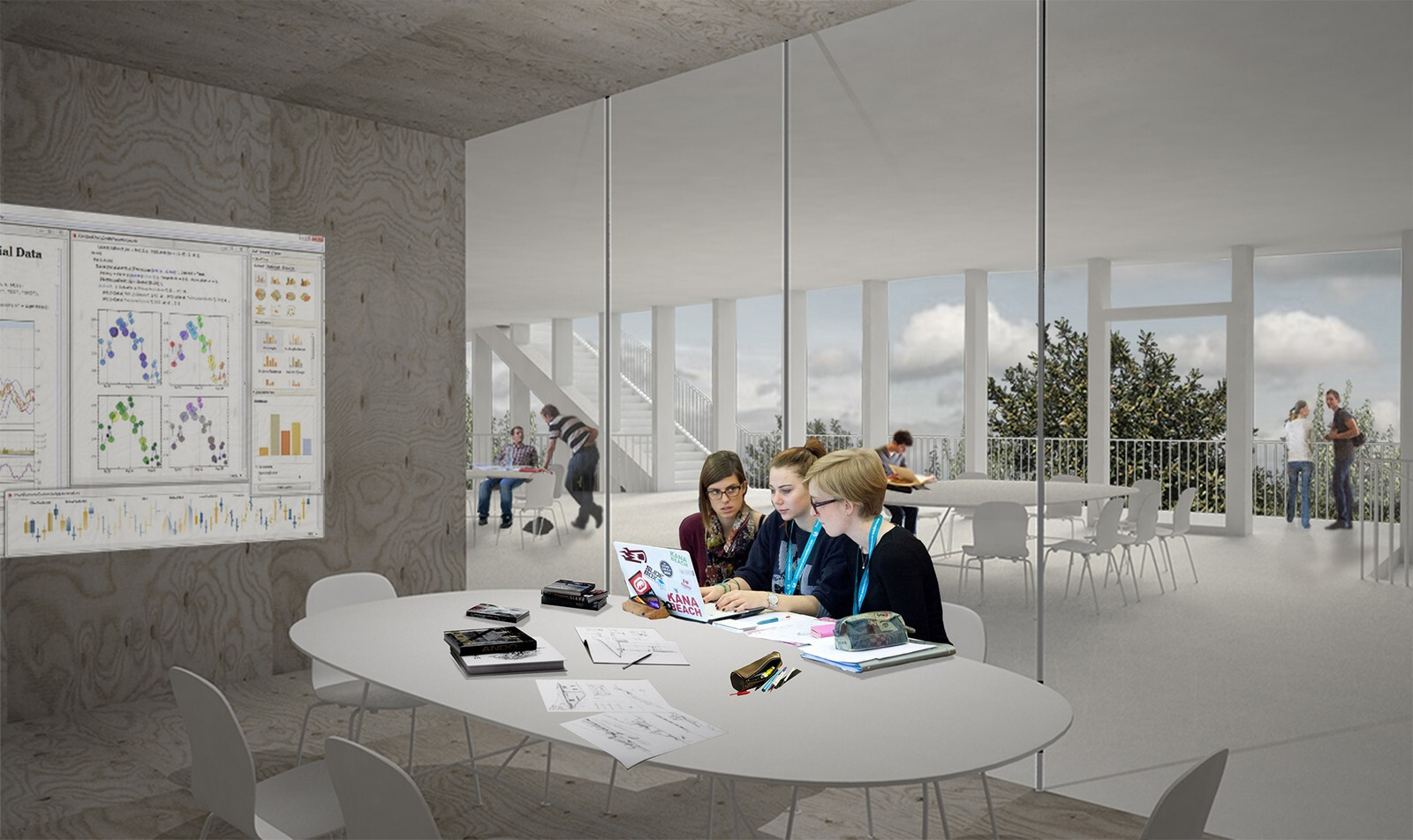 巴黎·萨克雷大学理工学院学习中心-15