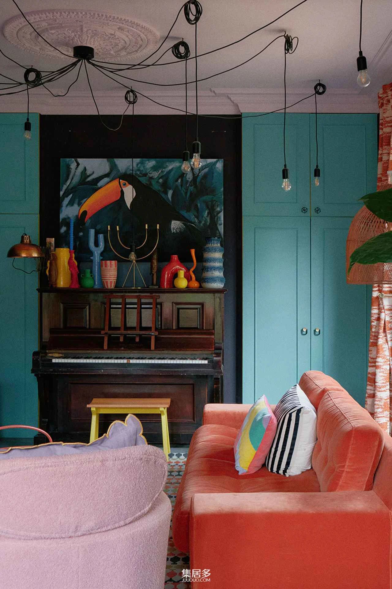 伦敦大胆色彩住宅丨英国伦敦-20