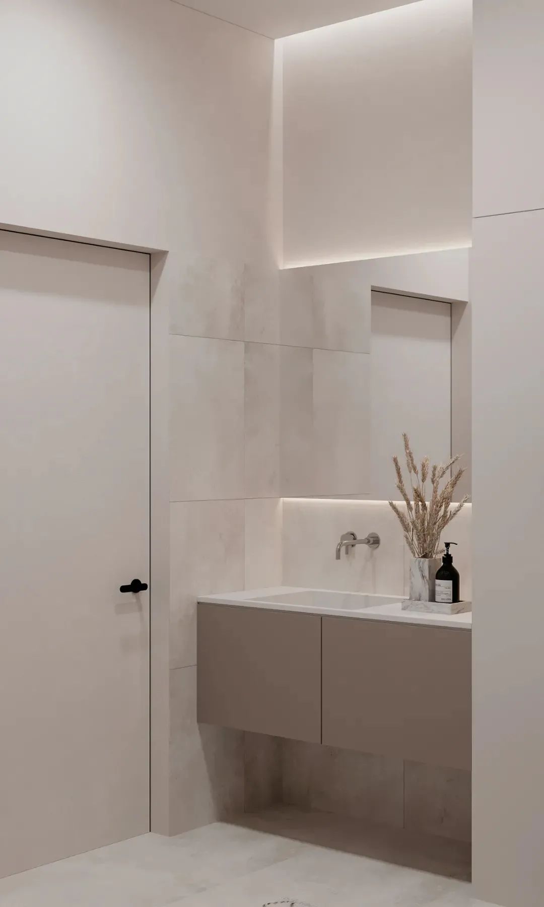 75㎡简约原木高级黑,年轻夫妇的完美之家丨Tomkin Design-41