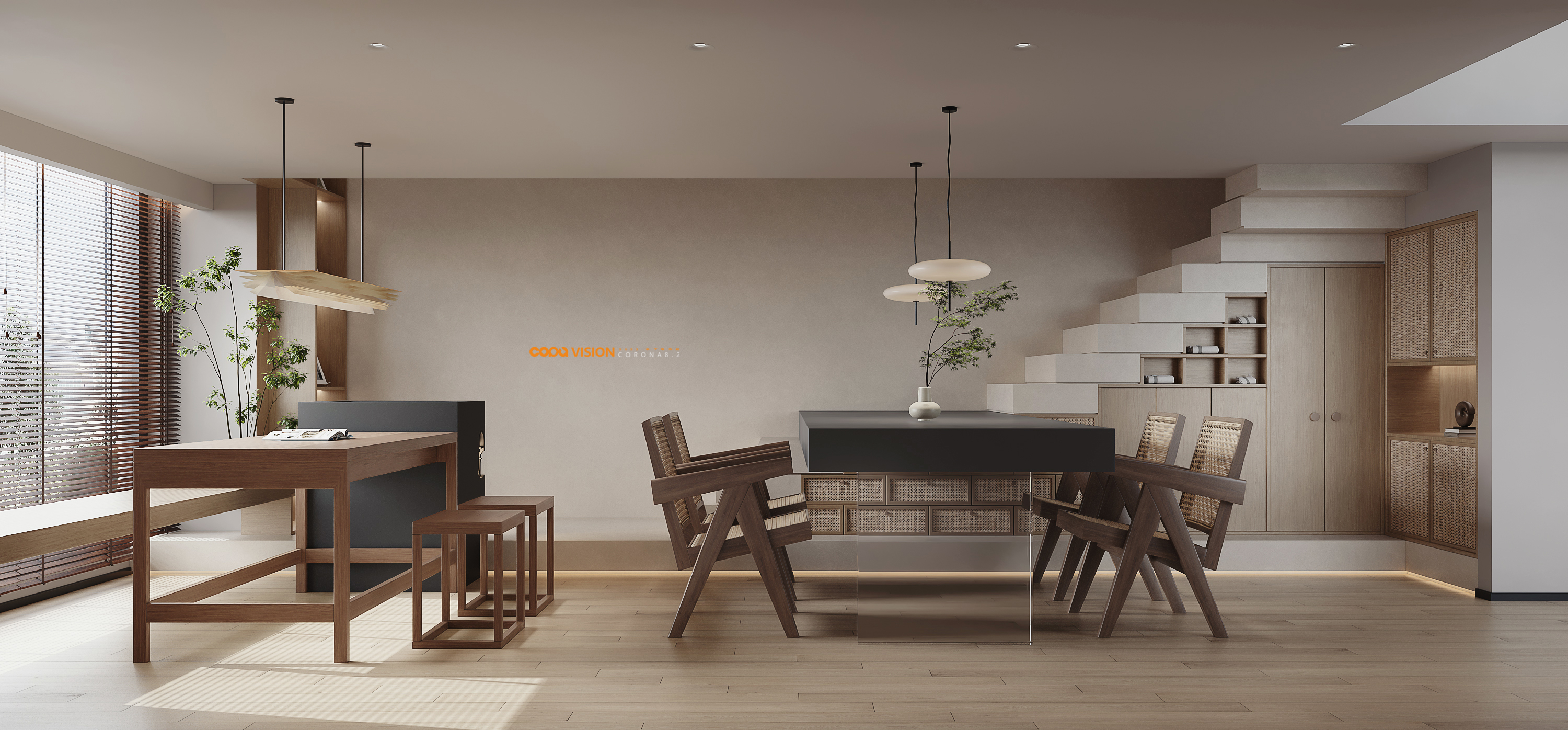 2022 年中下旬工装效果图表现作品丨靠背视觉-11