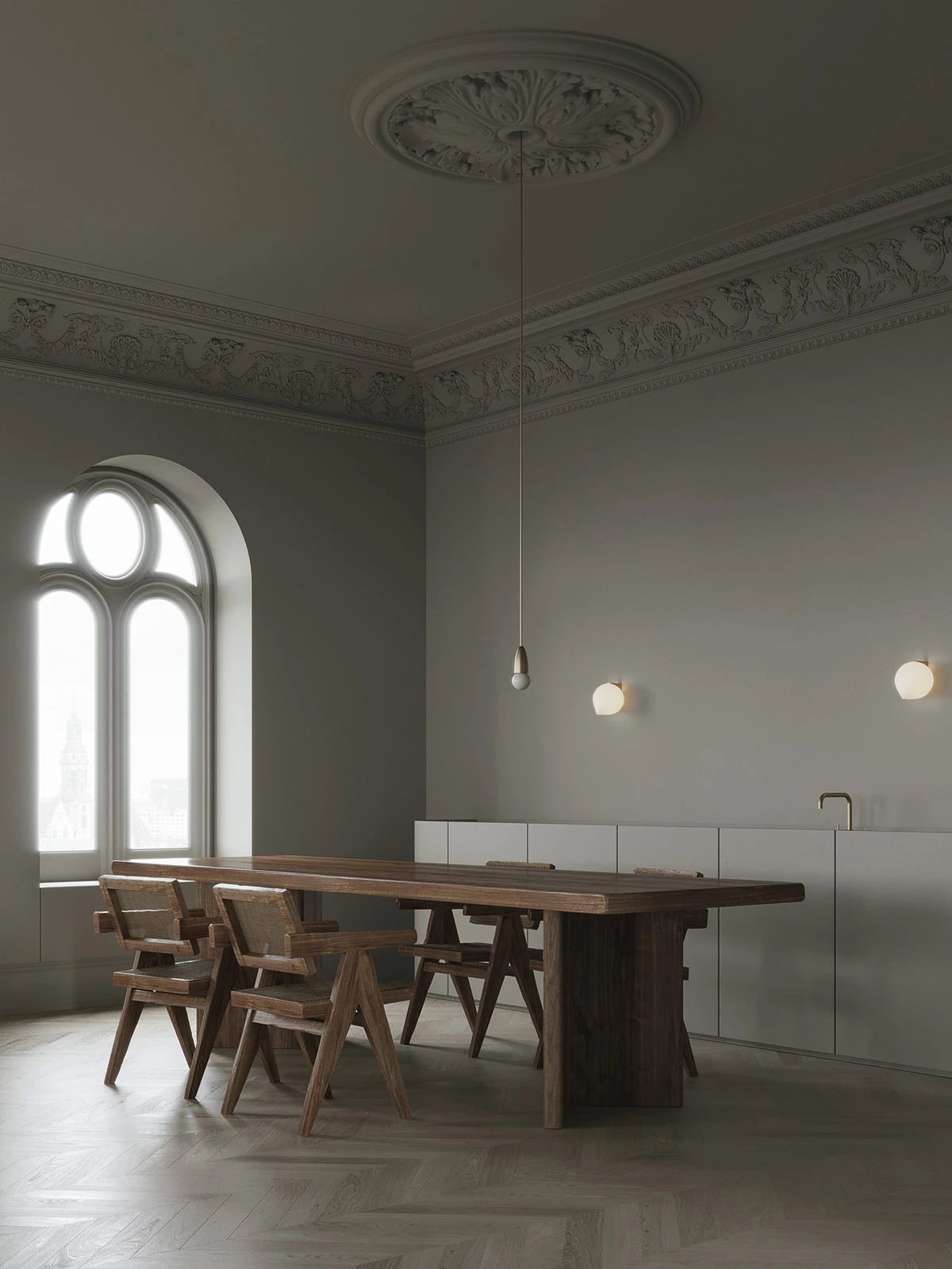 复古文艺宅设计丨空间设计-30