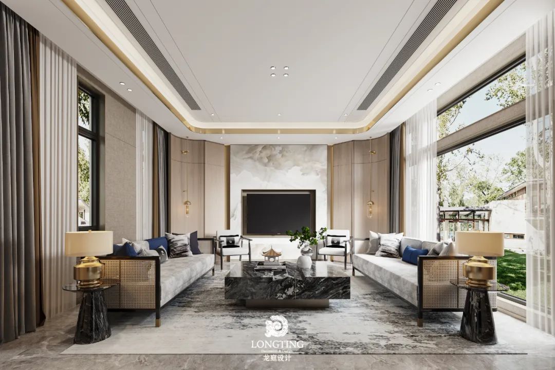 《龙庭设计》无主灯照明打造高级感家居空间丨中国湖州-78