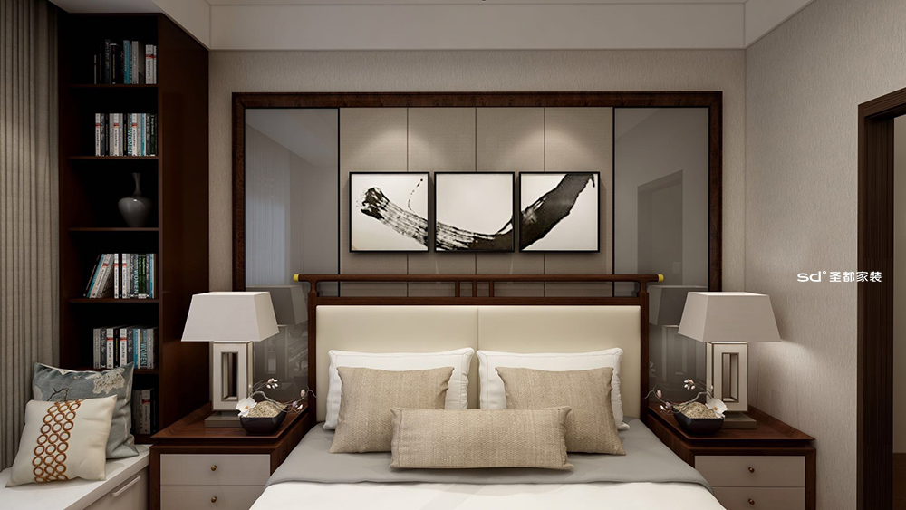 安徽广德万达茂新中式家居设计丨中国安徽丨圣都家居装饰有限公司-13