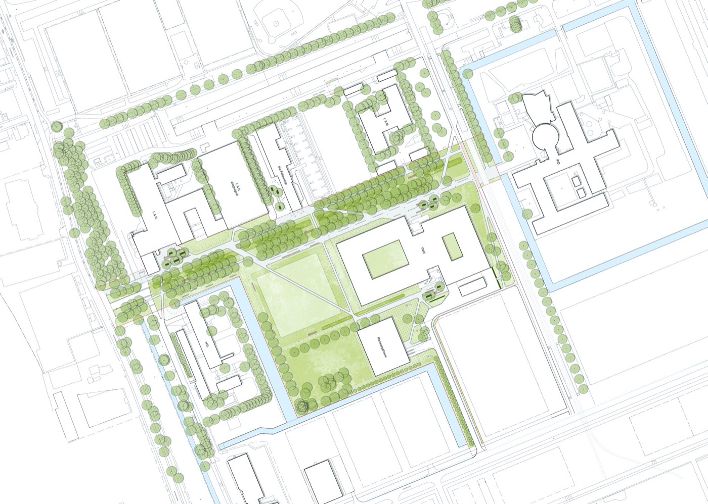 荷兰代尔夫特理工大学校园共享空间·克鲁伊夫公园丨Karres en Brands-2