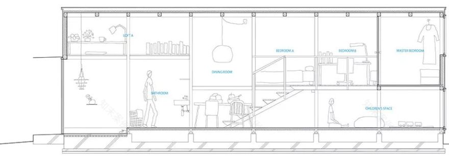 日式松散柱网划分空间,多样居住体验【K 住宅】-46