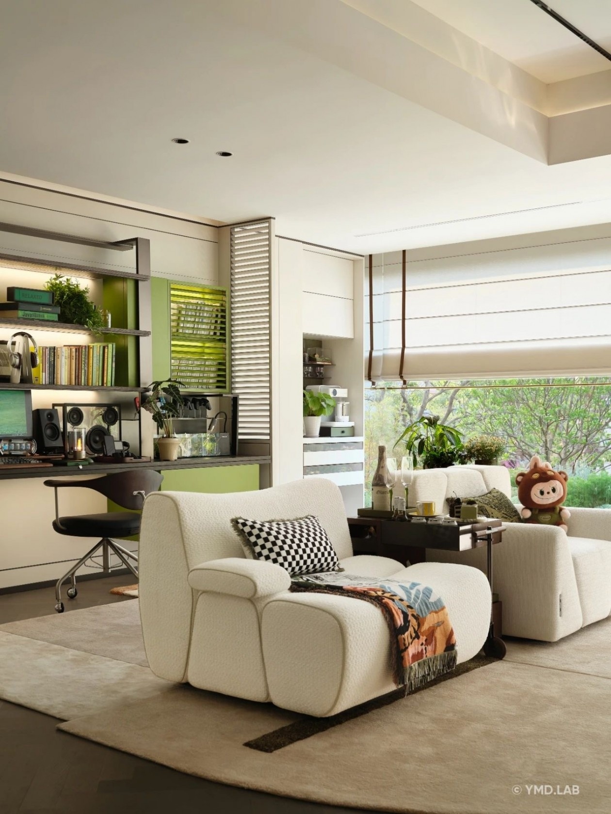 东莞华润旗峰润府92㎡《这房子会光合作用》| 上海岳蒙设计-1