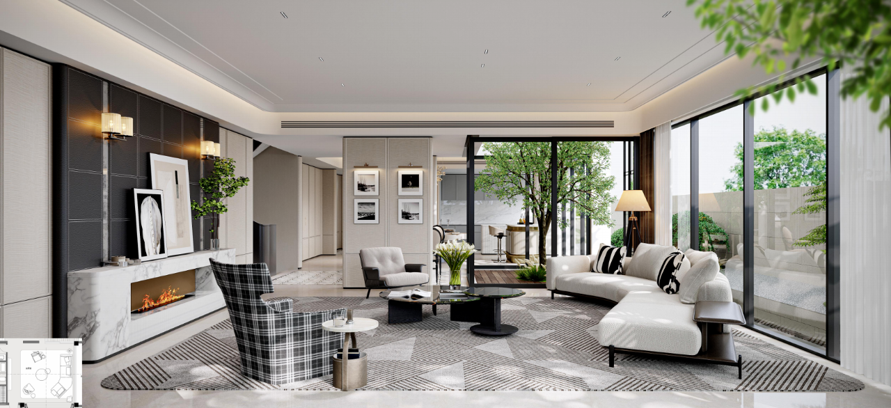 成都华润天宸上院丨中国成都丨硬装李益中设计,软装矩阵纵横-9