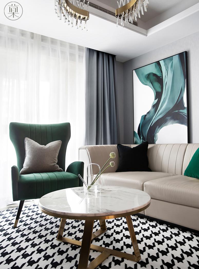 春意盎然的现代家居空间设计-0