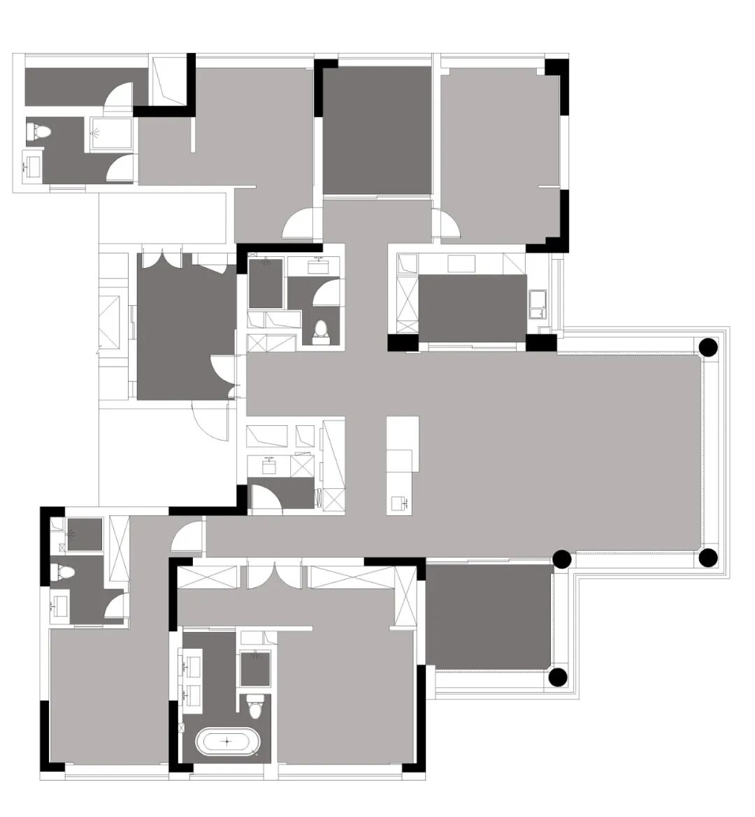 【首发】MH设计新作：诠释▏低奢精致平层豪宅-8