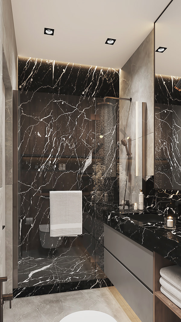 莫斯科“Fresh”住宅综合体小公寓丨俄罗斯莫斯科丨ksinteriors-32