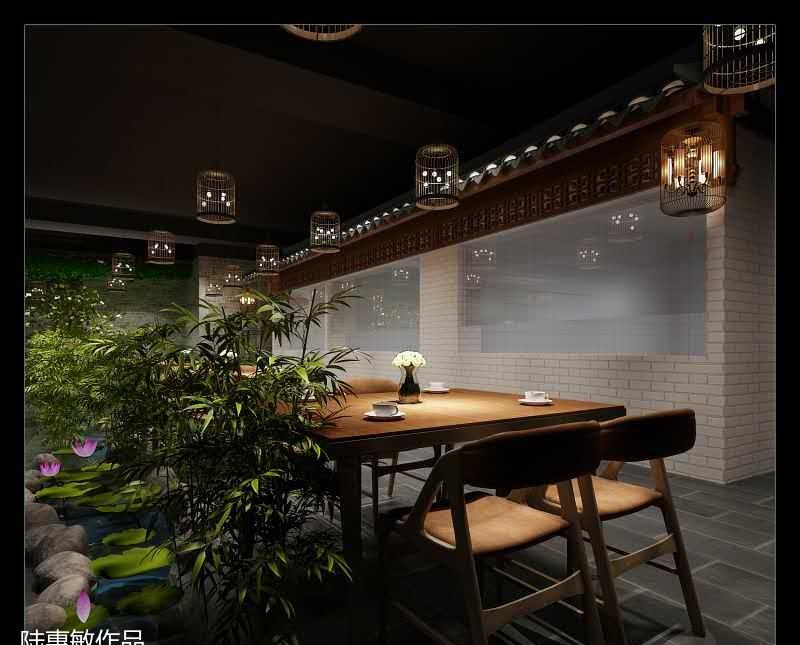 
大牧飞沙，环岛纯绿色植物1000平饭店设… -25