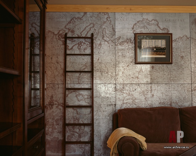 带阁楼和泳池的木结构住宅室内设计丨设计师 Ольга Фрадкина-21