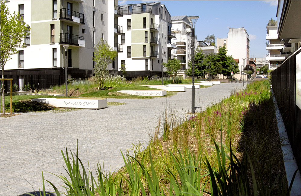 法国巴黎 Allée de Berlin Spandau 人行通道景观设计-20