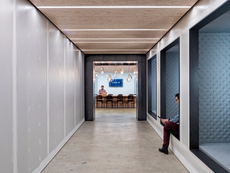 旧金山：现代极简的Uber办公室大楼-0