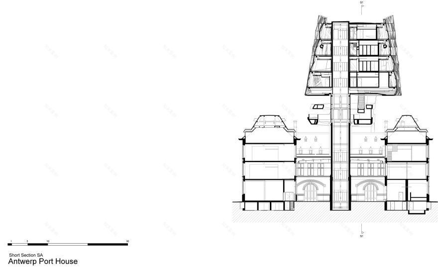 扎哈·哈迪德“漂浮”的安特卫普港口大厦丨比利时安特卫普丨扎哈·哈迪德建筑事务所(ZHA)-30
