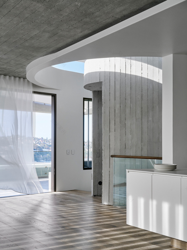 岩石与书的共生,悉尼港边的六度分隔度住宅(The Books House)-51