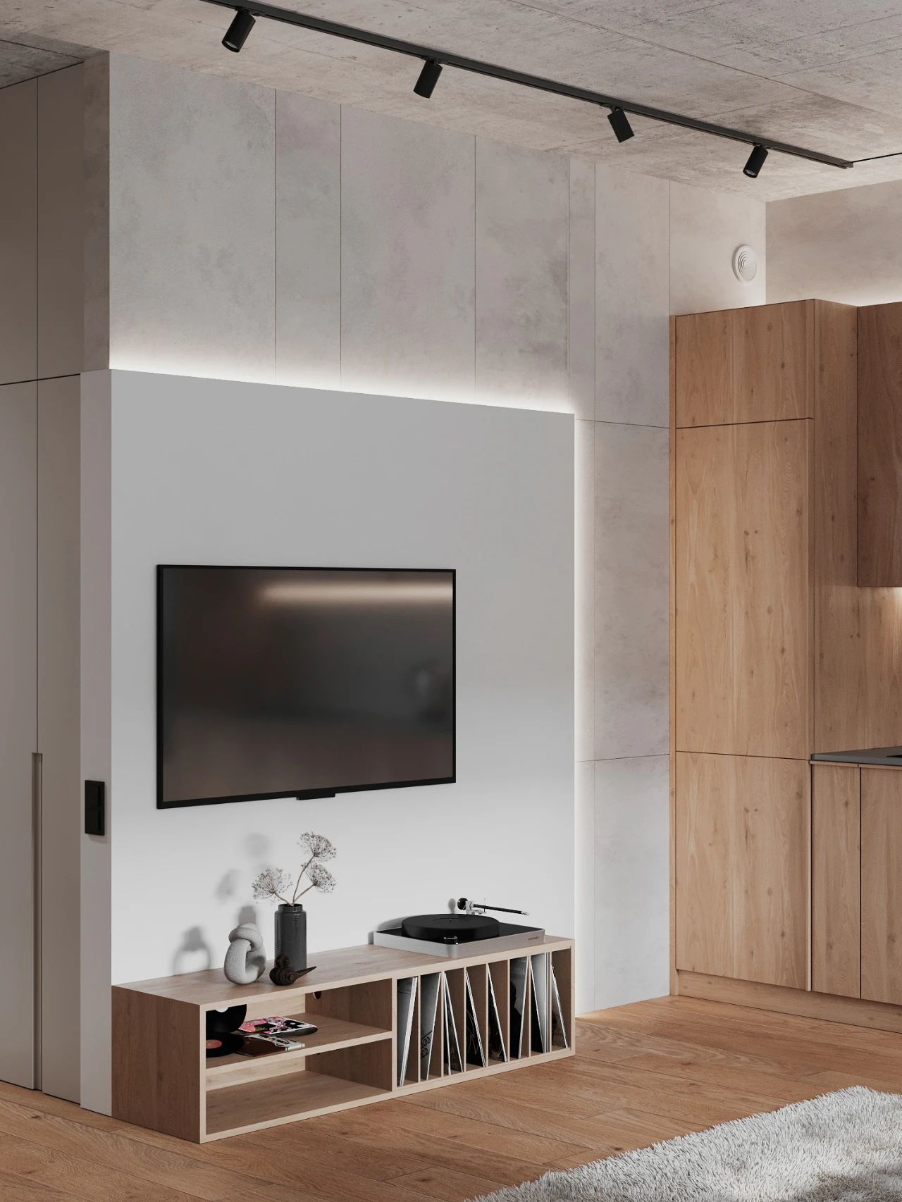 简约之美 · Екатерина Кузнецова 的一居室公寓设计丨Simple Form Interiors-76