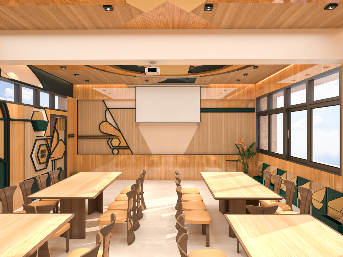 Interior space in the Decoration Department-2