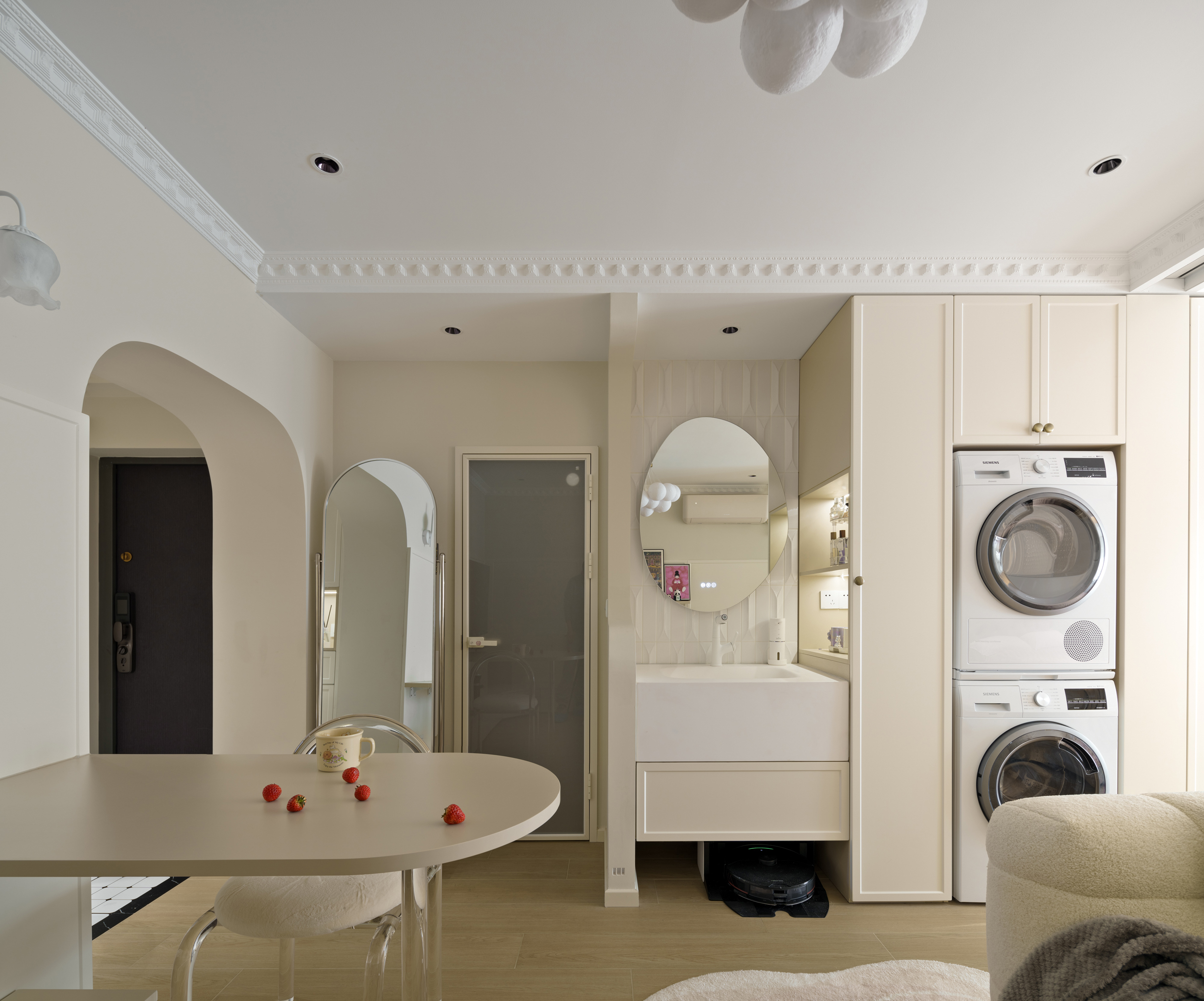 奶油风家居空间摄影案例·北京老破小改造项目丨中国北京丨谷永旺-4