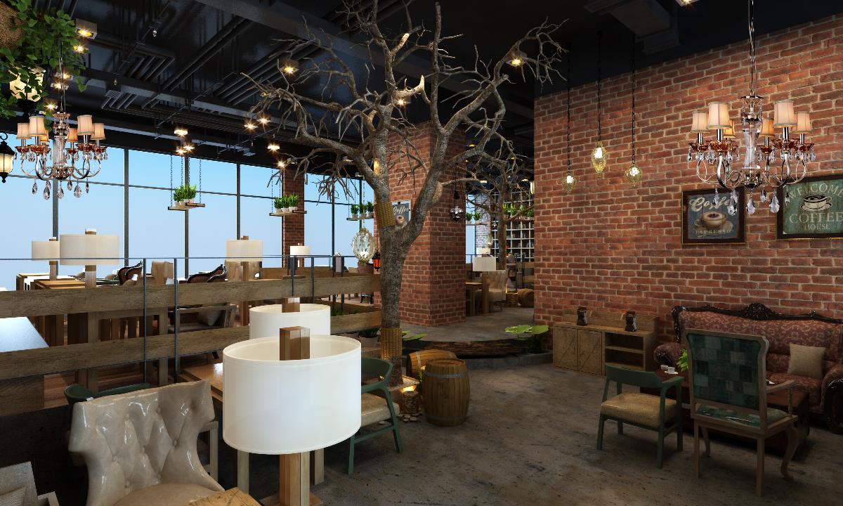 咖啡厅设计——“润咖啡”吉林店-6