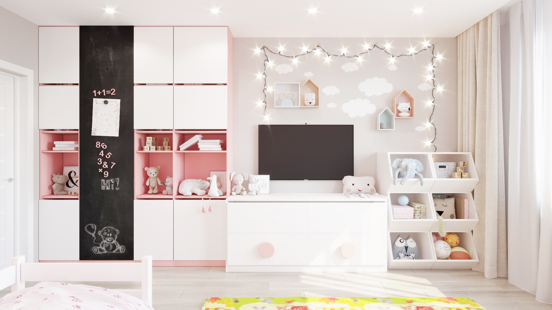 Design children's rooms for girls-3