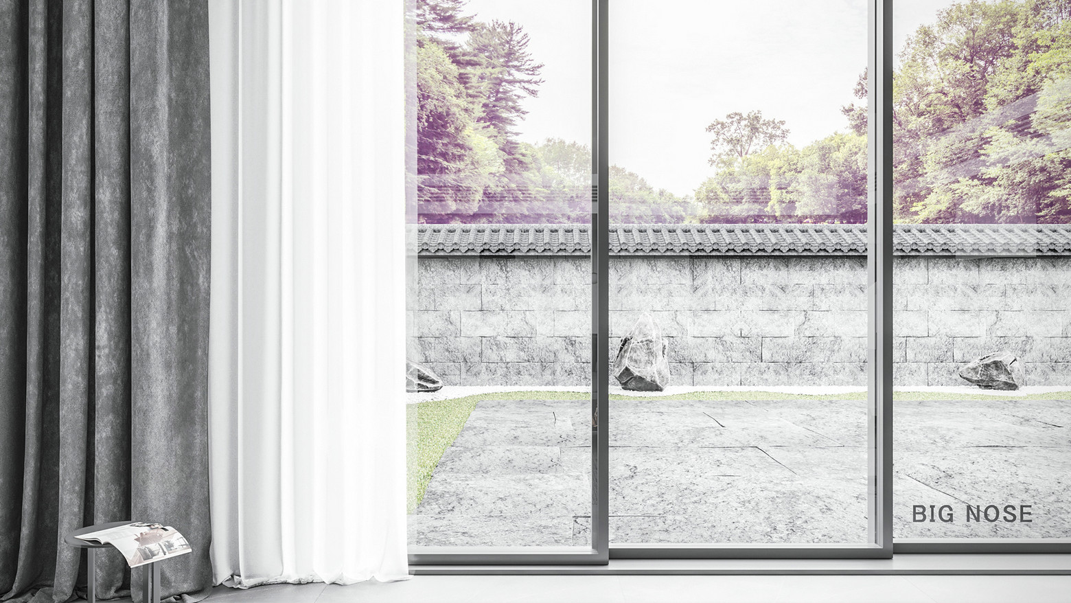 Big nose设计 现代写意别墅-13