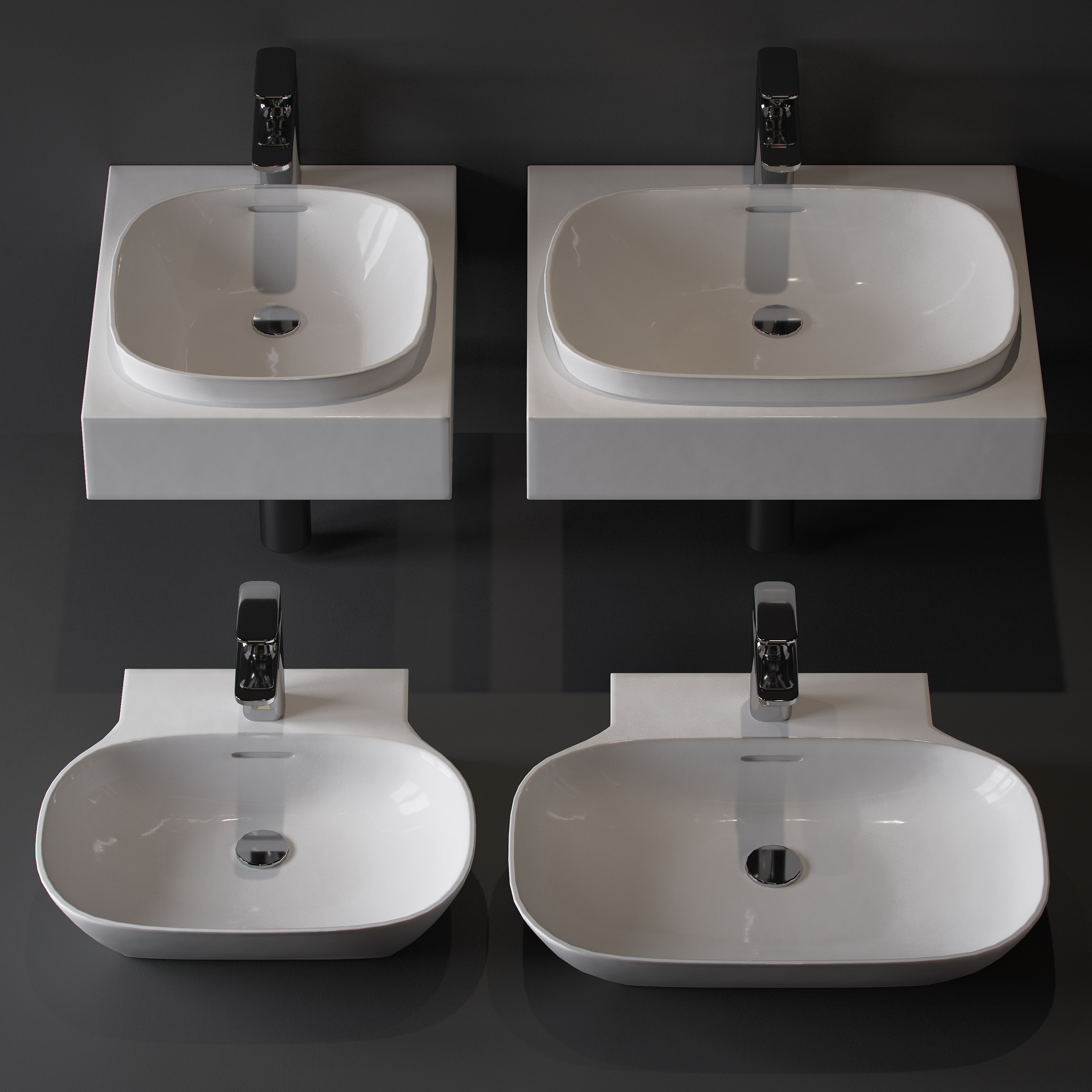 Laufen washbasin 3dmodels pack-3