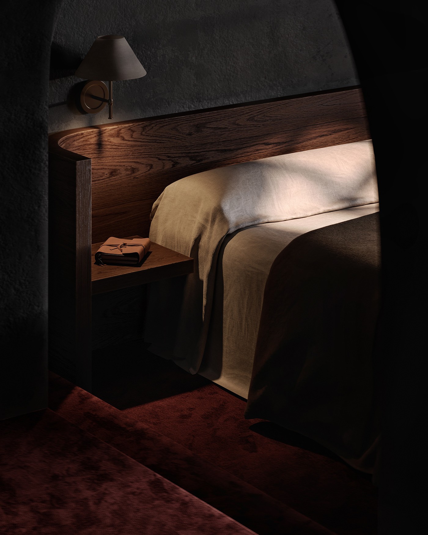 Julia Artukh“深色别墅”概念设计项目-30