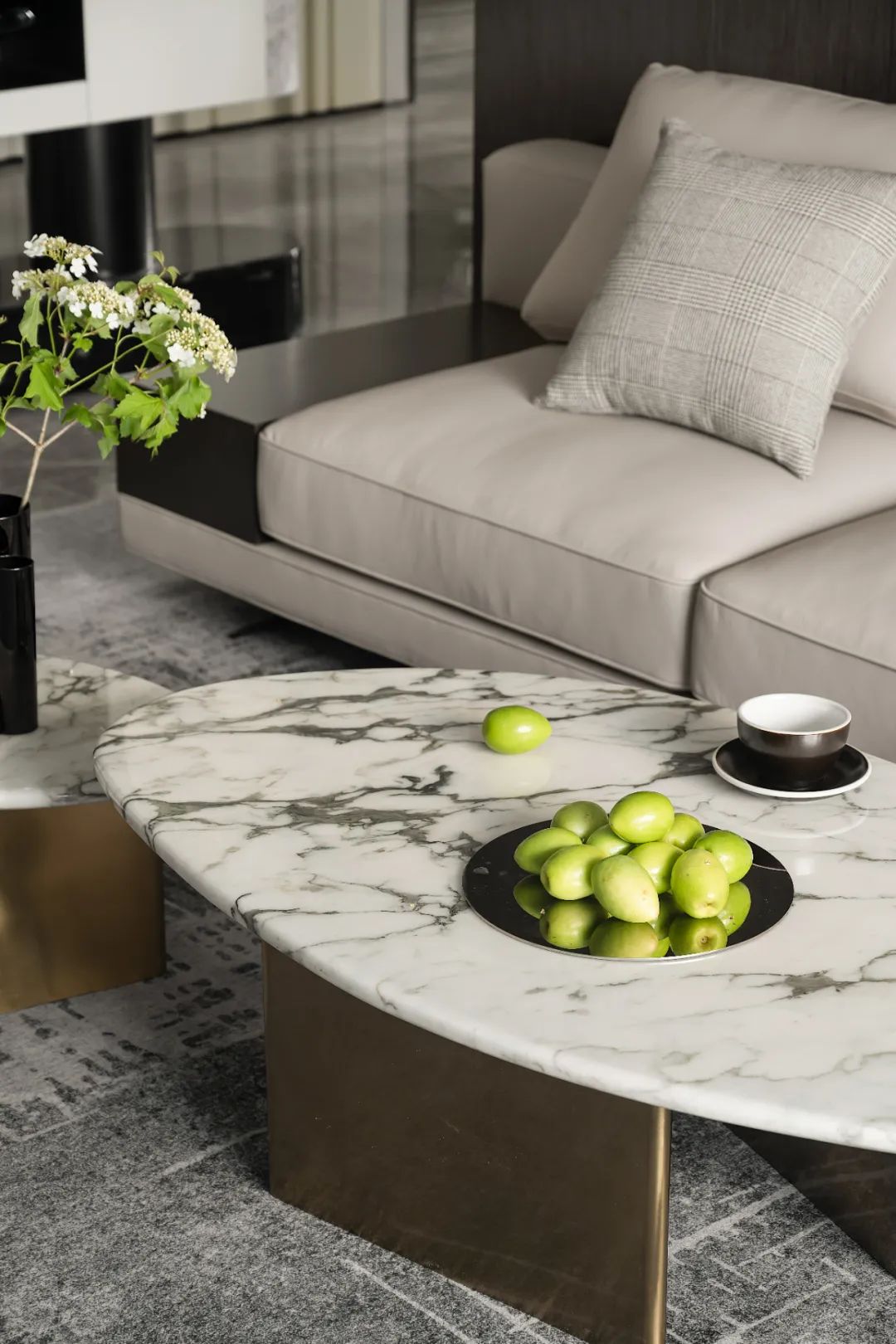 谁来了都说我家拉高了全小区颜值！180㎡大平层精装爆改，气质私宅就该这么装~-34