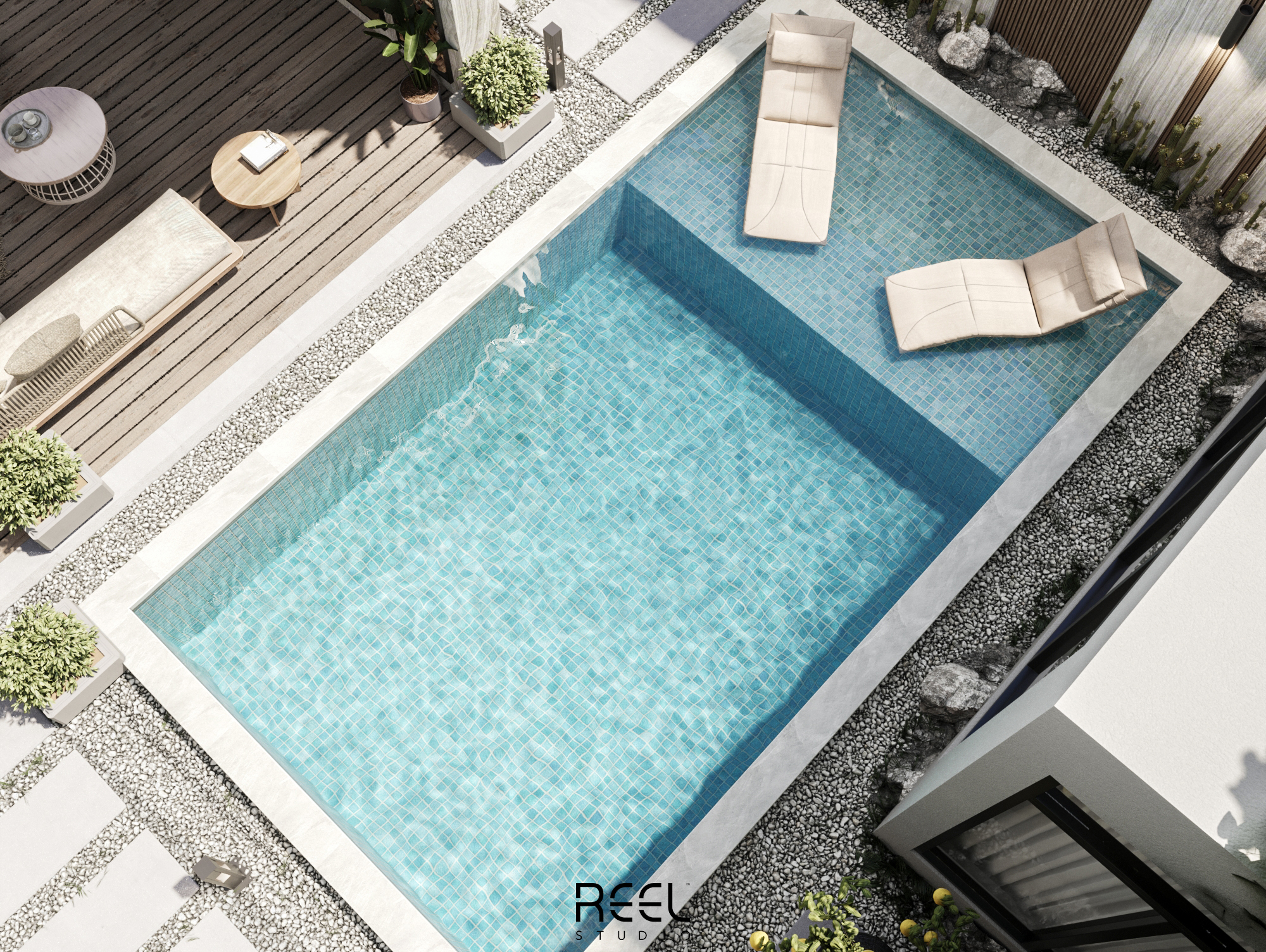 Villa Frontyard Landscape Design-14