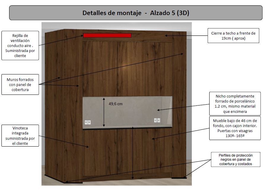 Cocina y salón integrados (50 m2) en Chalet de Aravaca-46