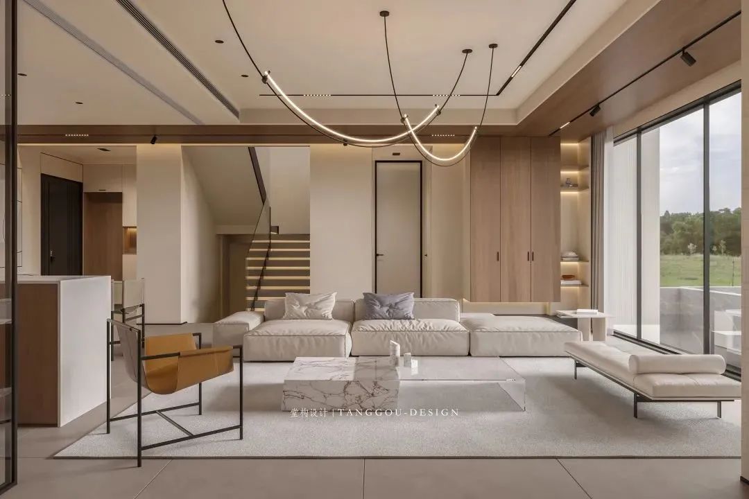 奶油色调私宅丨中国武汉丨堂构设计-94