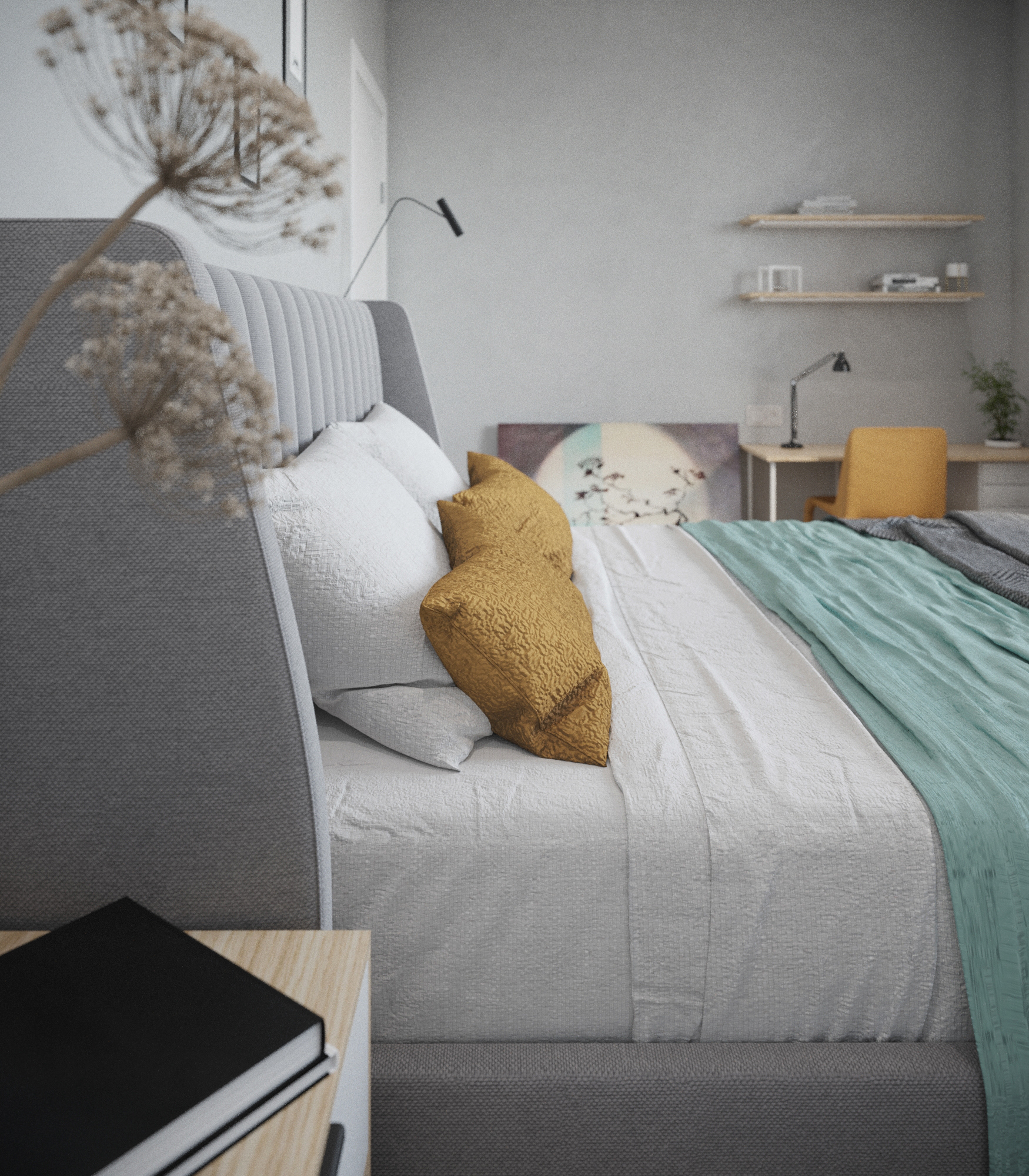 Stuff 卧室室内设计丨俄罗斯莫斯科丨Pobedonoscev Architects-9