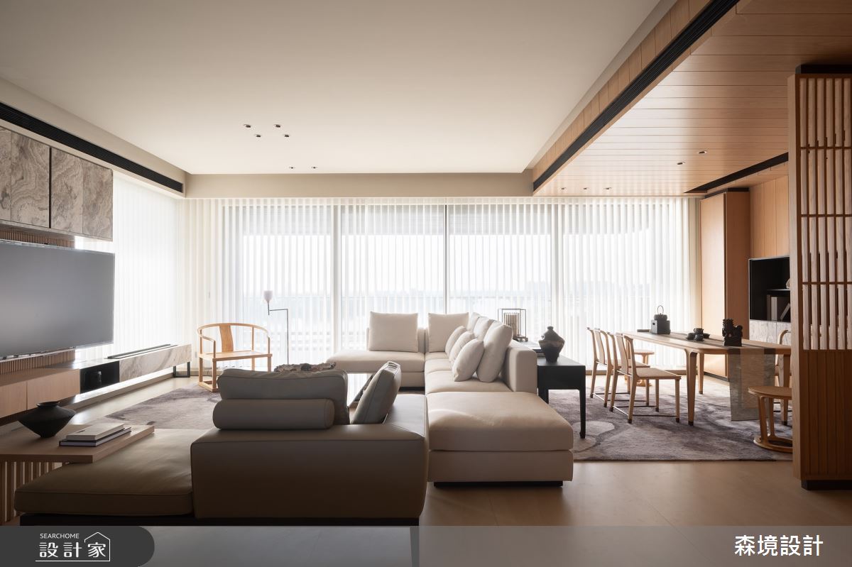 森境+王俊宏设计86坪新中式风案例-13