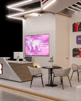 橡胶弹性展位设计丨埃及开罗丨Elham Emad