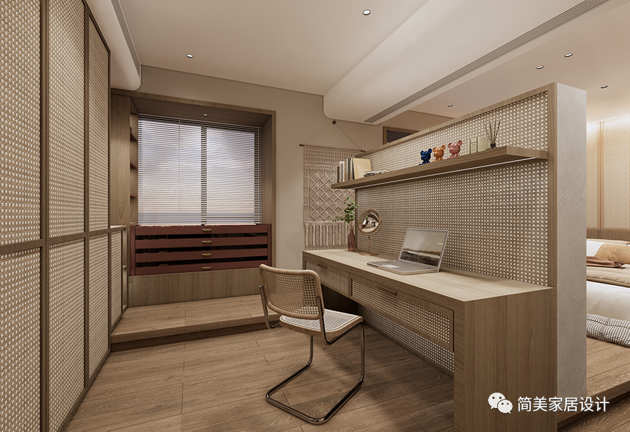 113㎡轻复古原木家居空间设计丨中国广州丨简美设计-80
