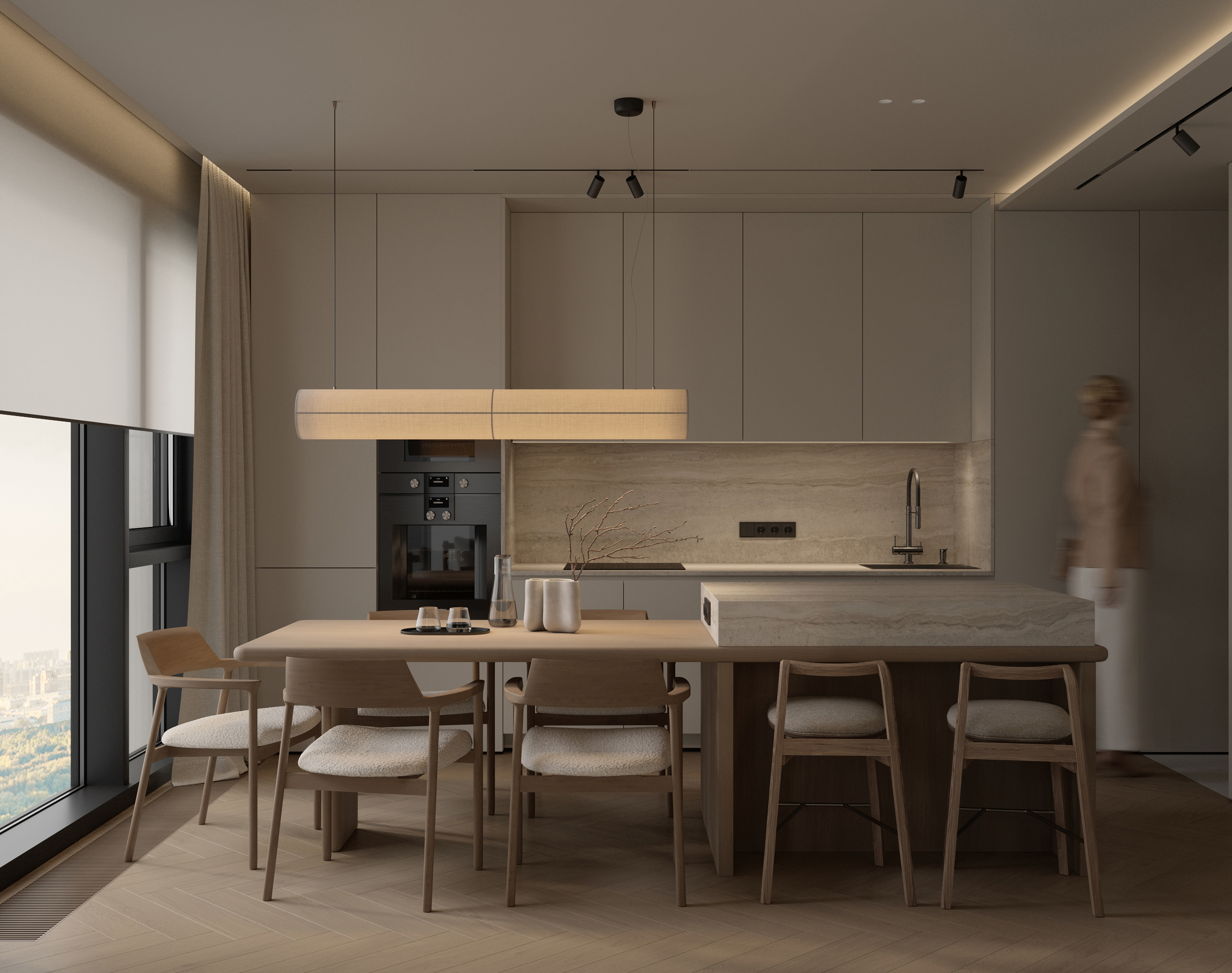 小区：大都会（注：ЖК常见指жилой комплекс即住宅小区，Метрополия音译大都会，这也是较为常见的意译） 丨俄罗斯莫斯科丨Ananev Architects-0