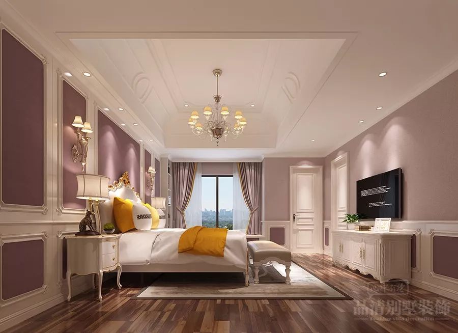 阿维侬庄园混搭风格,打造 450㎡美式新中式家居-32