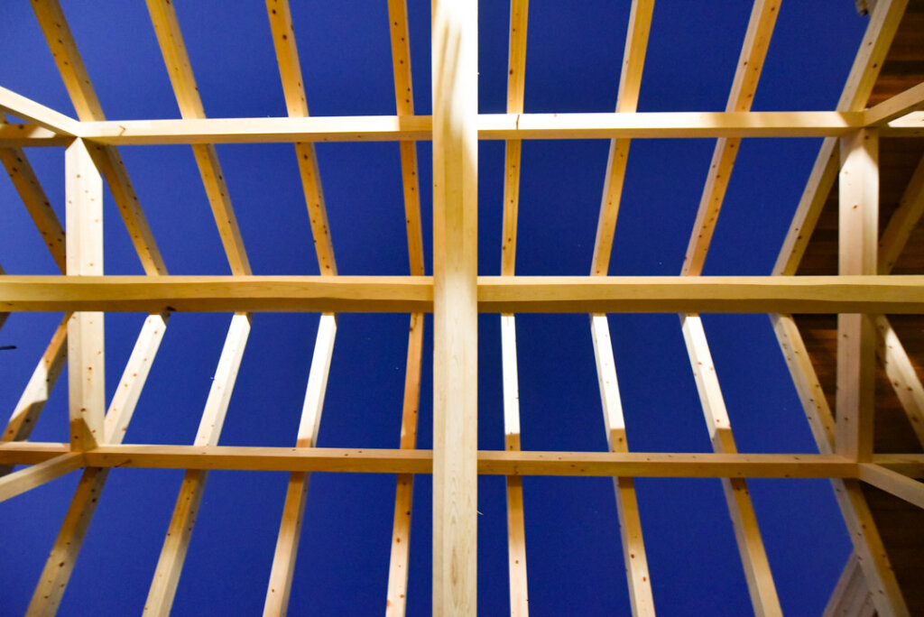 根の上の石場建て８　建前丨水野设计室-87