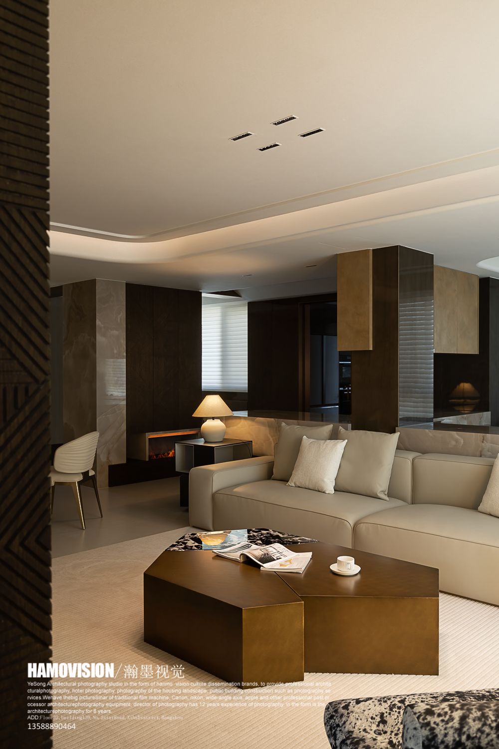 一则设计×平层案例·鎏金暗涌·壹高-15