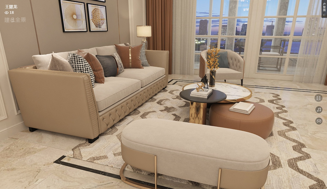 
欧风花园180平 -4