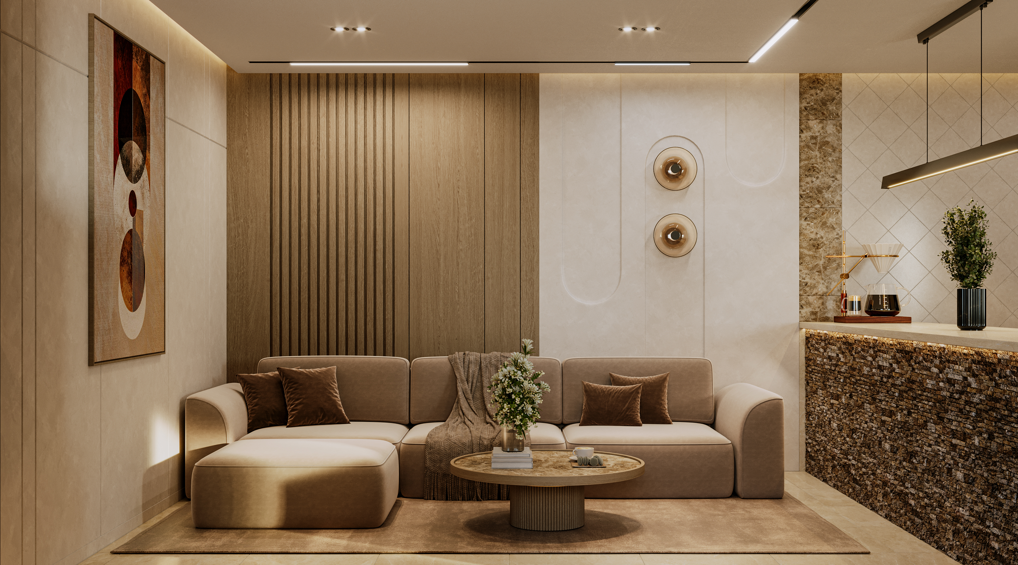 Open Kitchen & Living Area-3