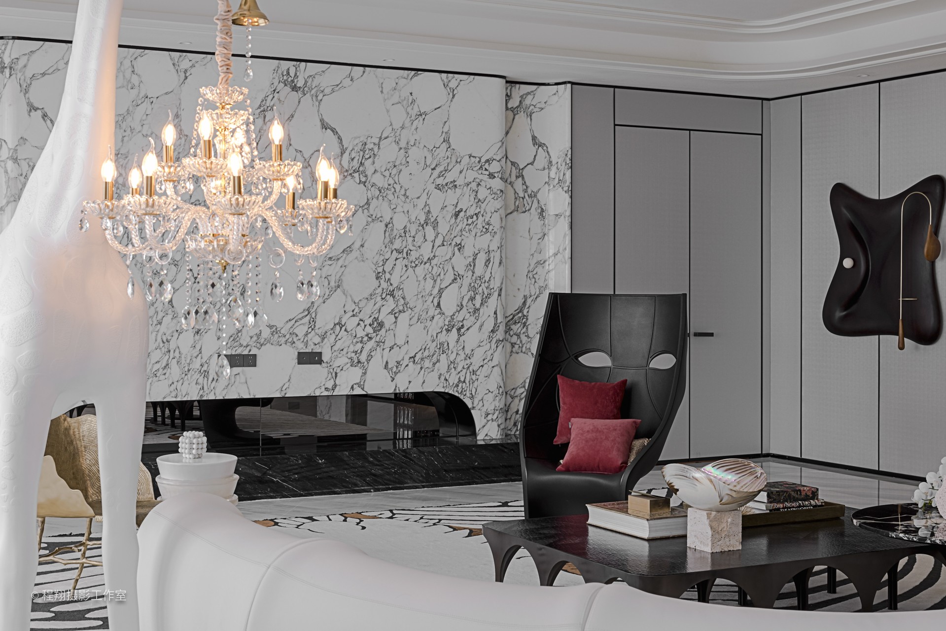 滨江·世纪国泰中心大平层丨上海郑仕梁室内设计,AVAD 范可萨设计-12