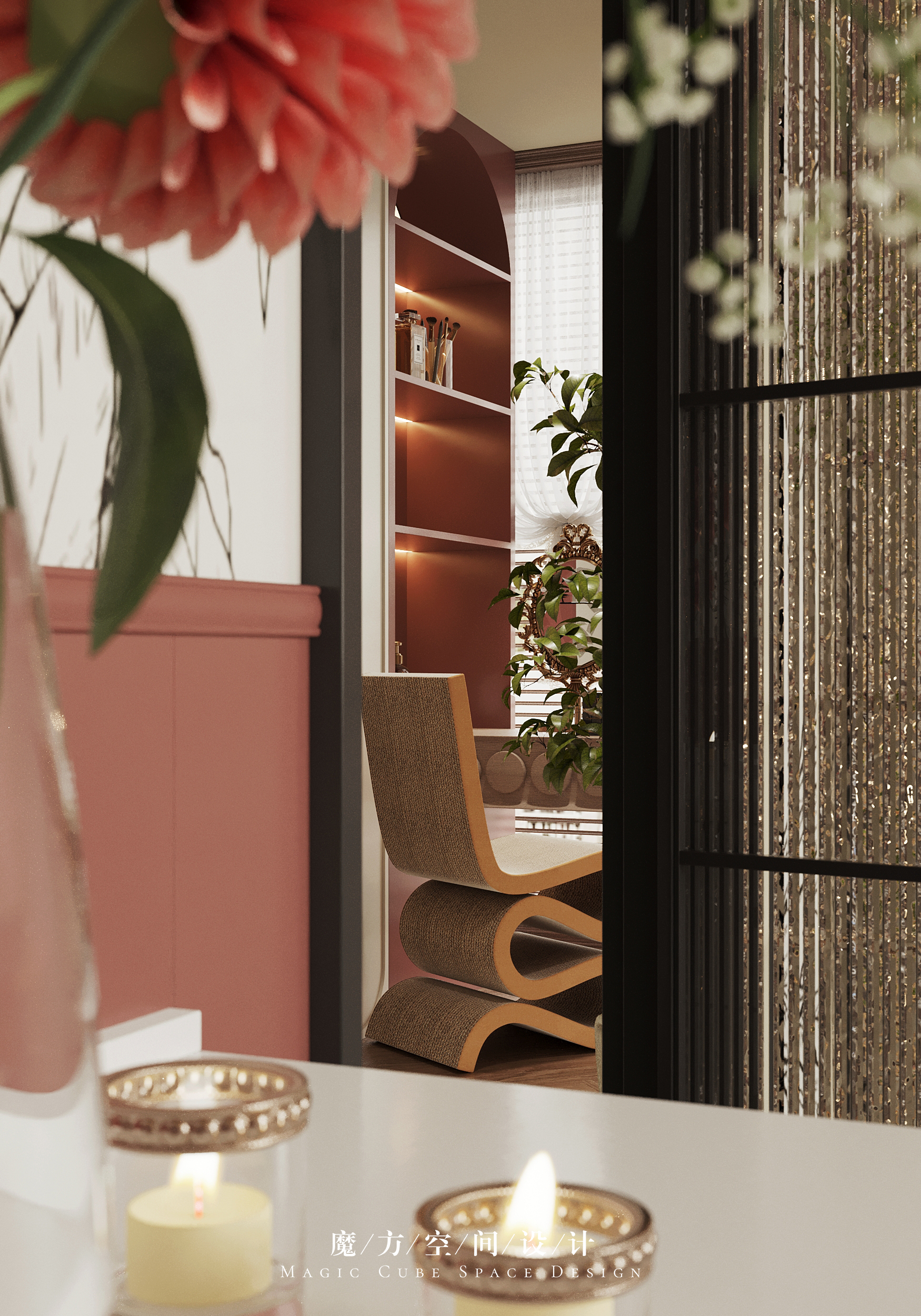 义乌•法式复古别墅设计丨中国丨魔方空间设计-36