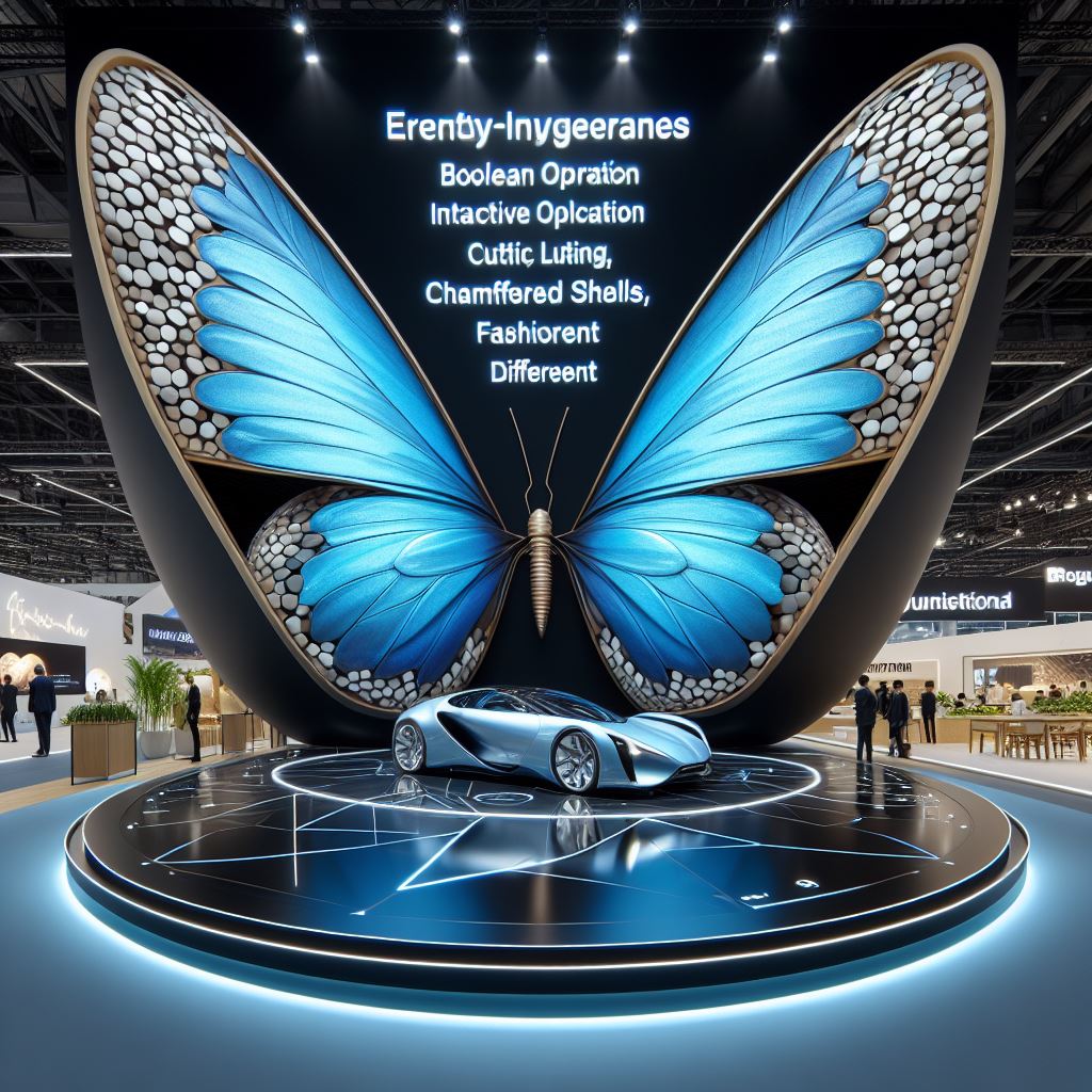 Eggshell-shaped personalized exhibition stand-6