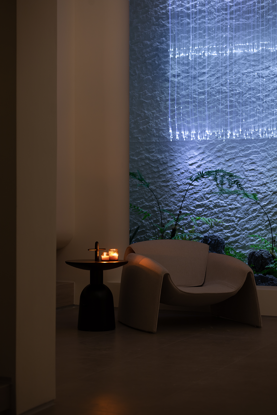 光之瀑布挑空别墅丨中国金华丨涵舍空间设计-24