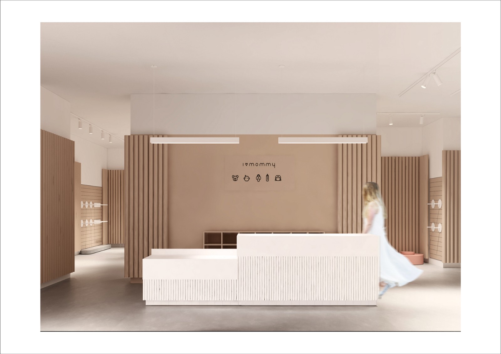 乌克兰极简儿童服装店  LIS 设计工作室-2