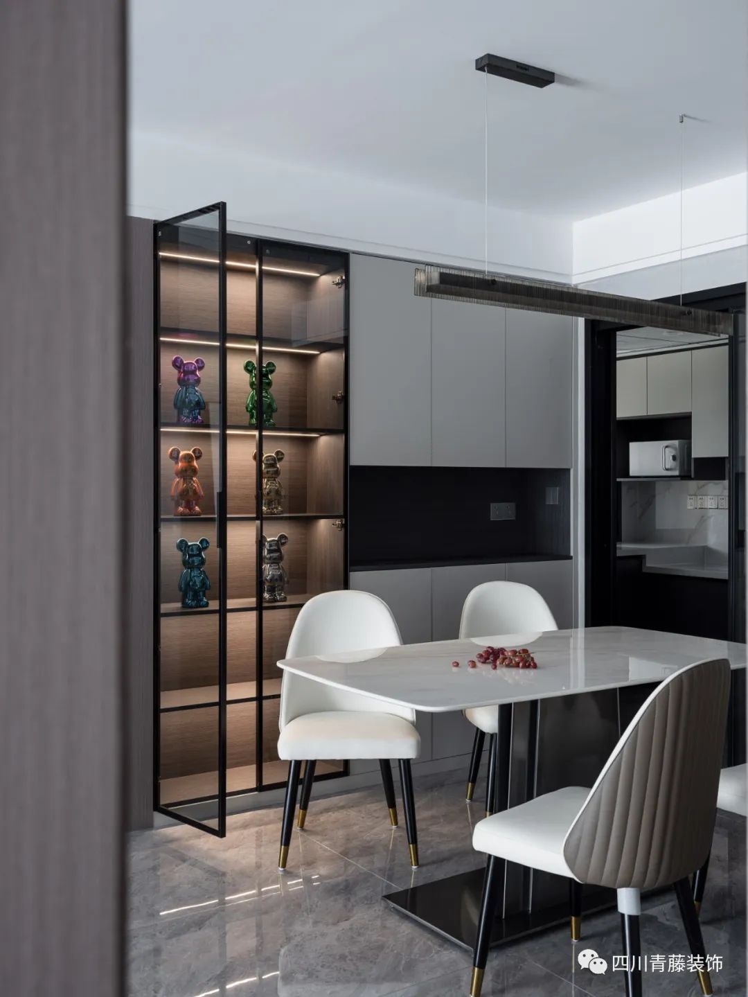 御景苑 160㎡现代简约住宅丨冷雪莲-34