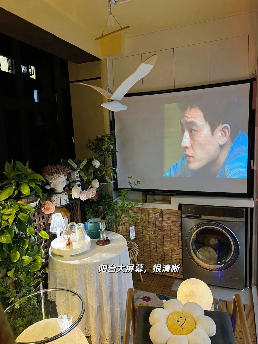 云南姑娘家的6㎡花园阳台走红：家住23楼，不封阳台，越住越舒服！-19