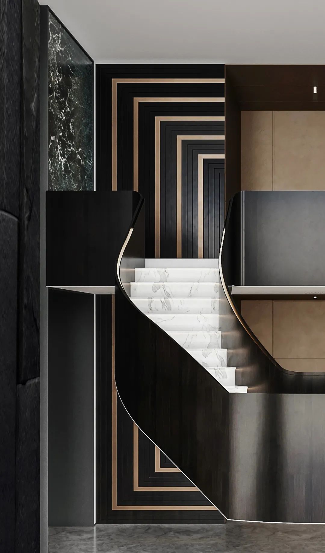 上海 1200㎡大平层,现代与自然完美结合-13